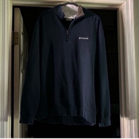 Columbia Blue Quarter-Zip Pullover Sweatshirt - Picture 1 of 3